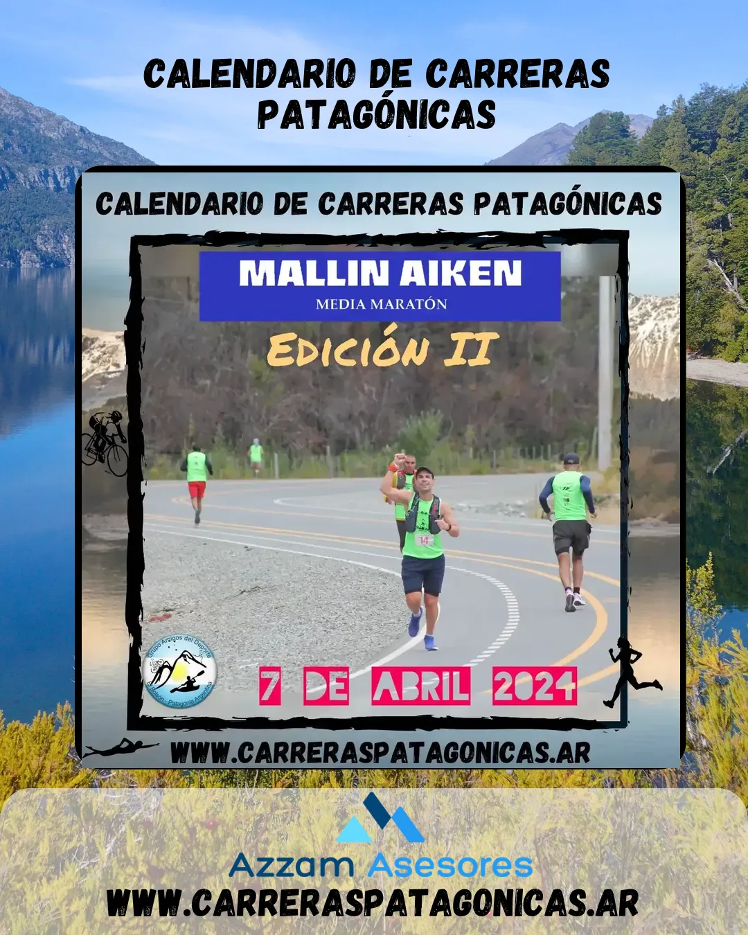 Flyer de Mallín Aikén 2024