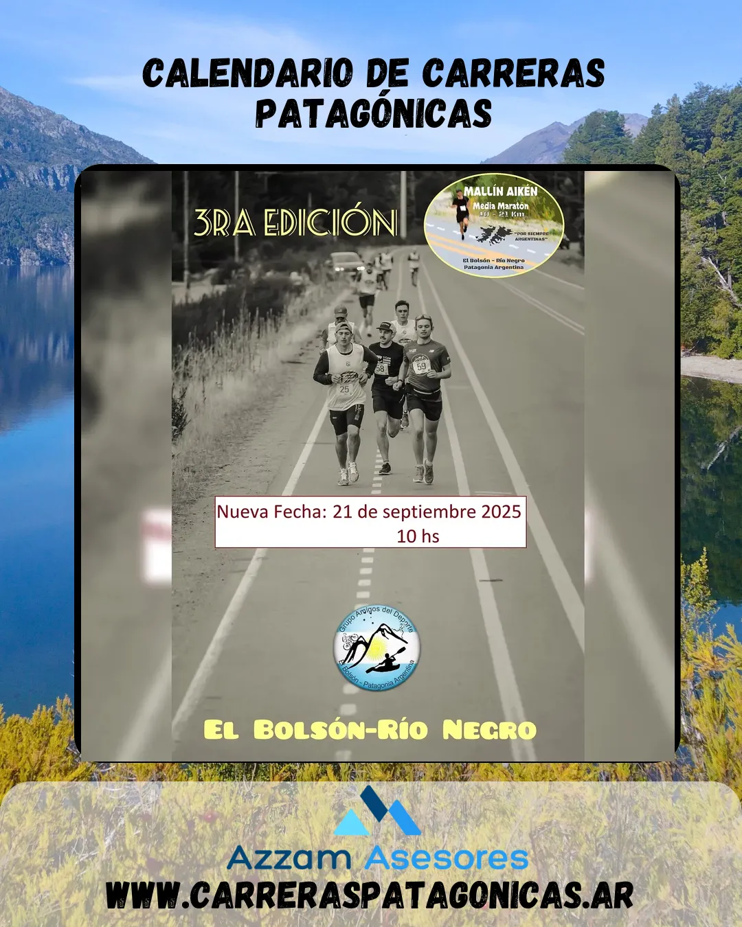 Flyer de Mallín Aikén 2025