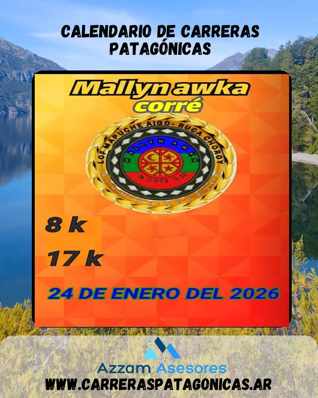 Flyer de Mallyn Awka Corre 2026