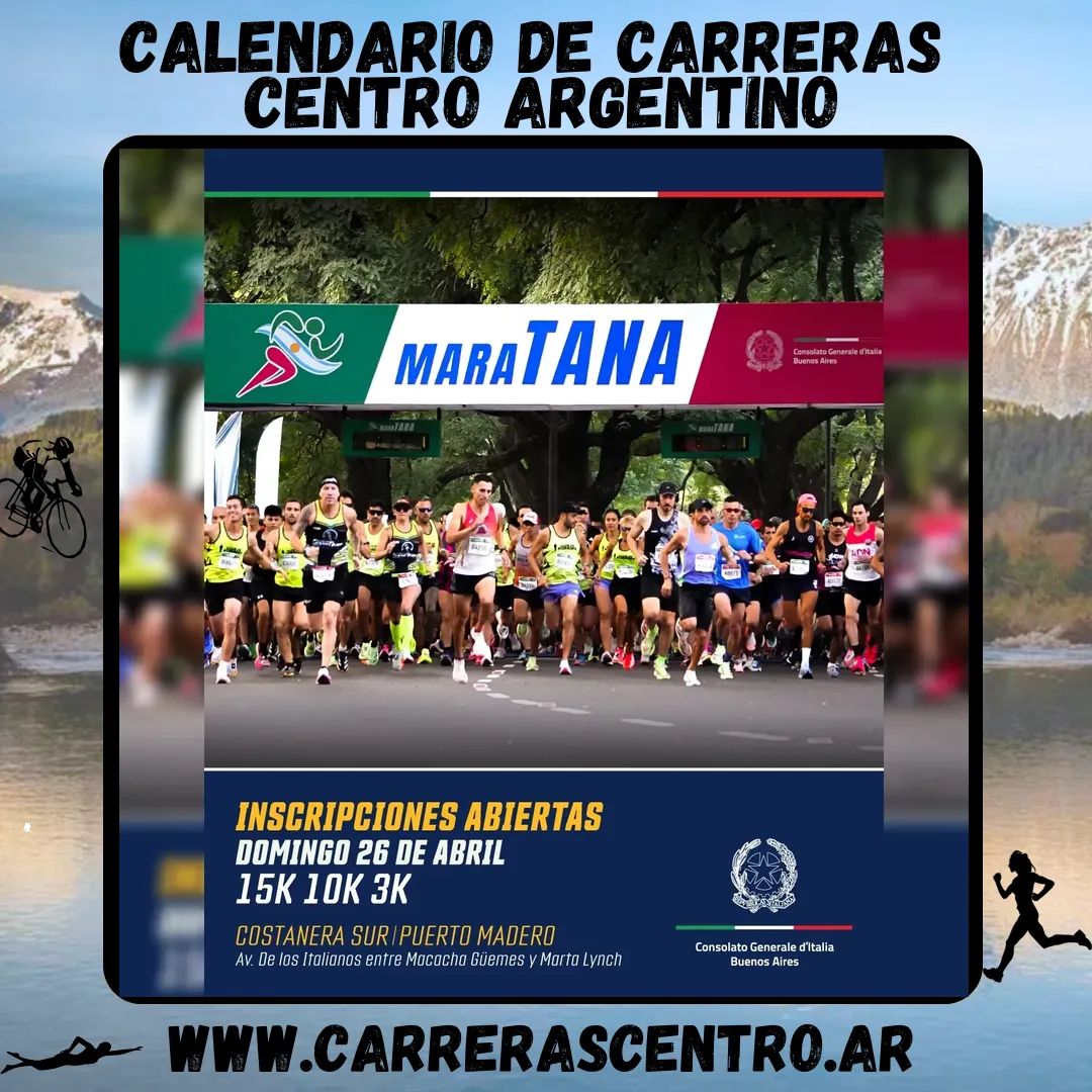 Flyer de Maratana 2026