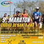 Flyer de Maratón Ciudad de Santa Ana 2024