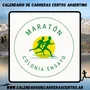 Flyer de Maratón Colonia Ensayo 2024