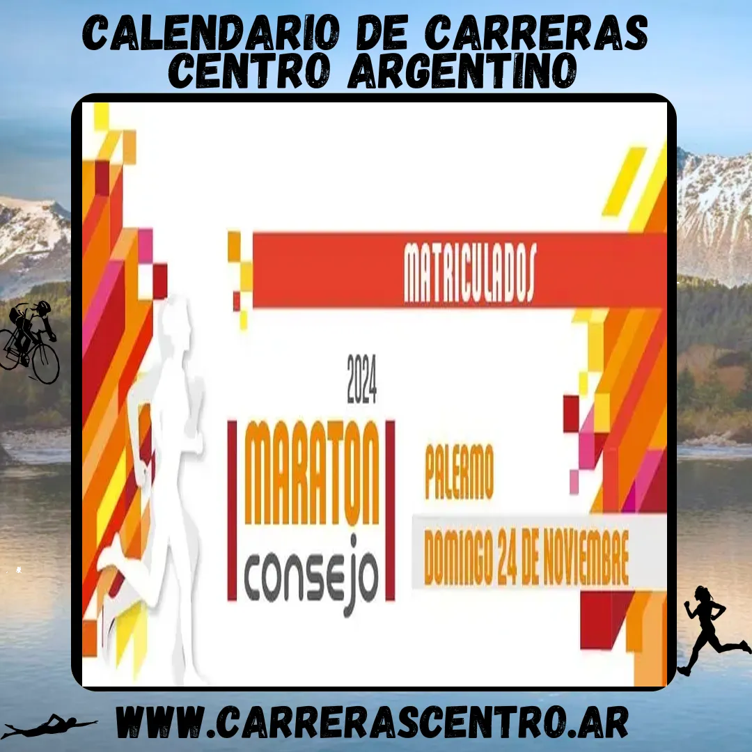 Flyer de Maratón Consejo 2024