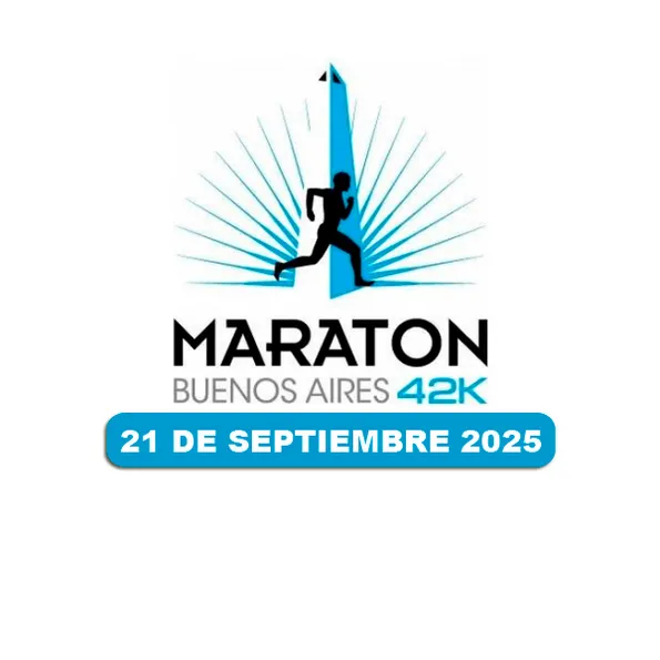 Flyer de Maratón de Buenos Aires 2025