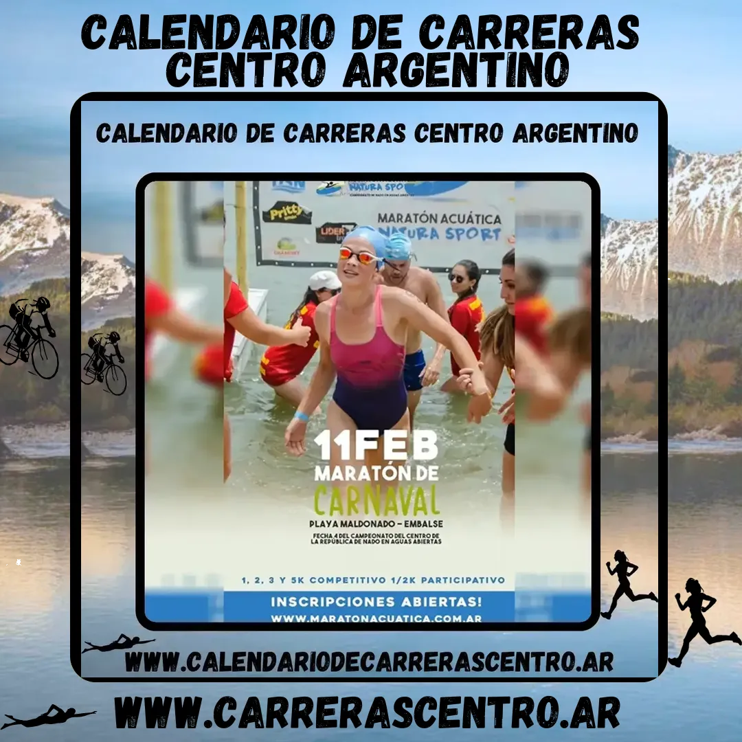 Flyer de Maratón de Carnaval 2024