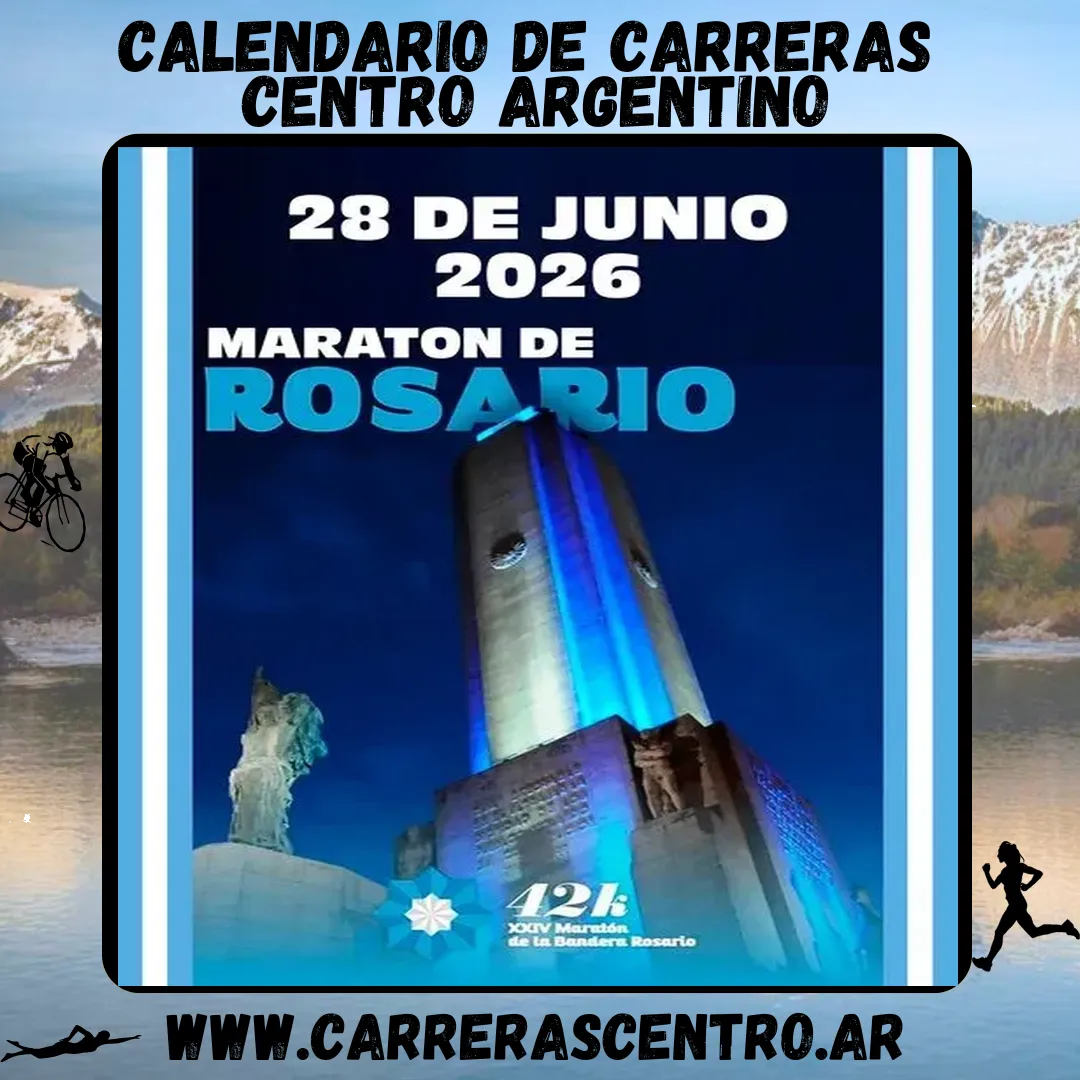 Flyer de Maratón de la Bandera 2026