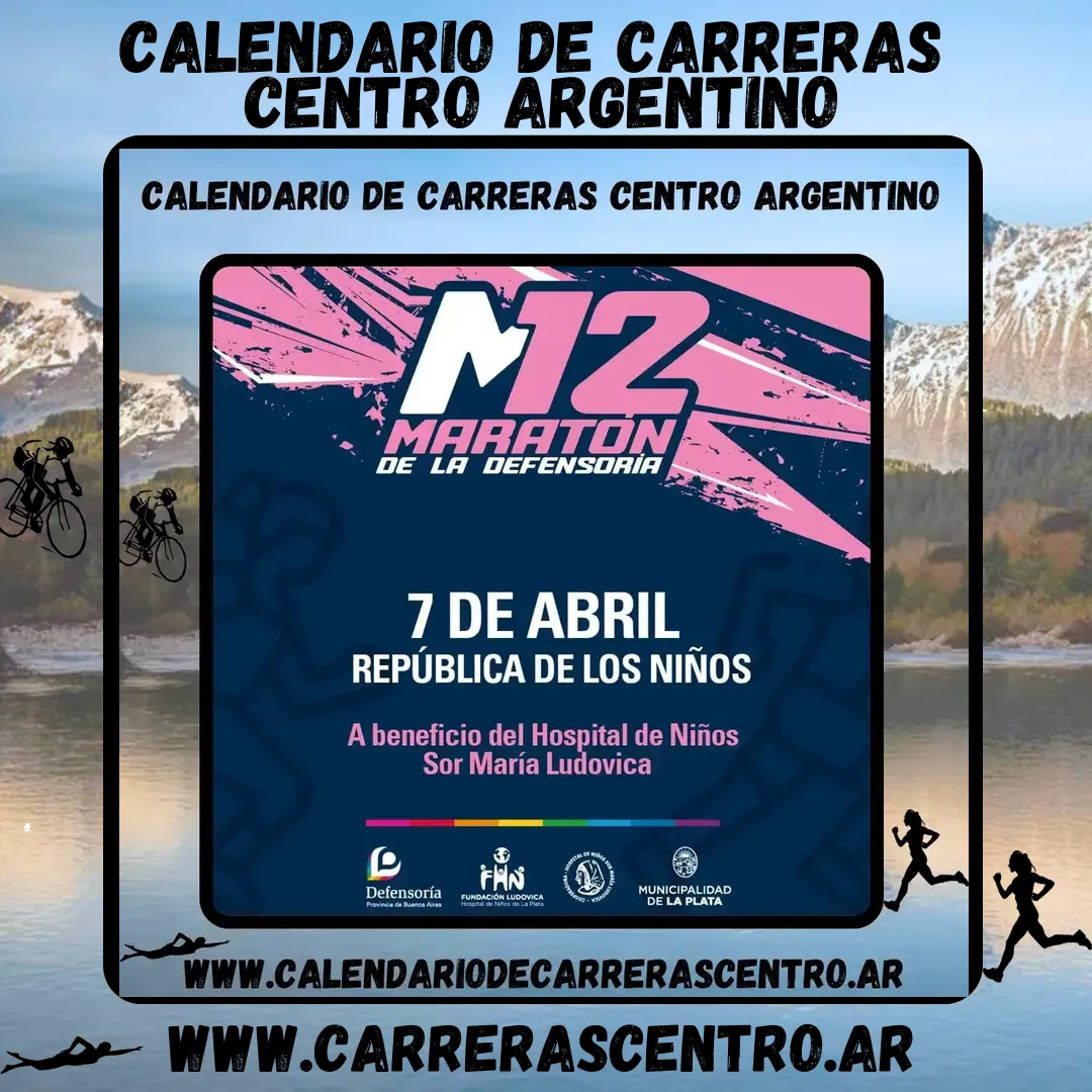 Flyer de Maratón de La Defensoría 2024