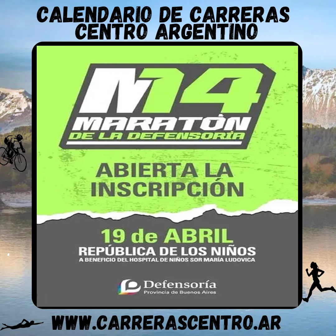 Flyer de Maratón de La Defensoría 2026