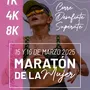 Flyer de Maratón de la Mujer 2025