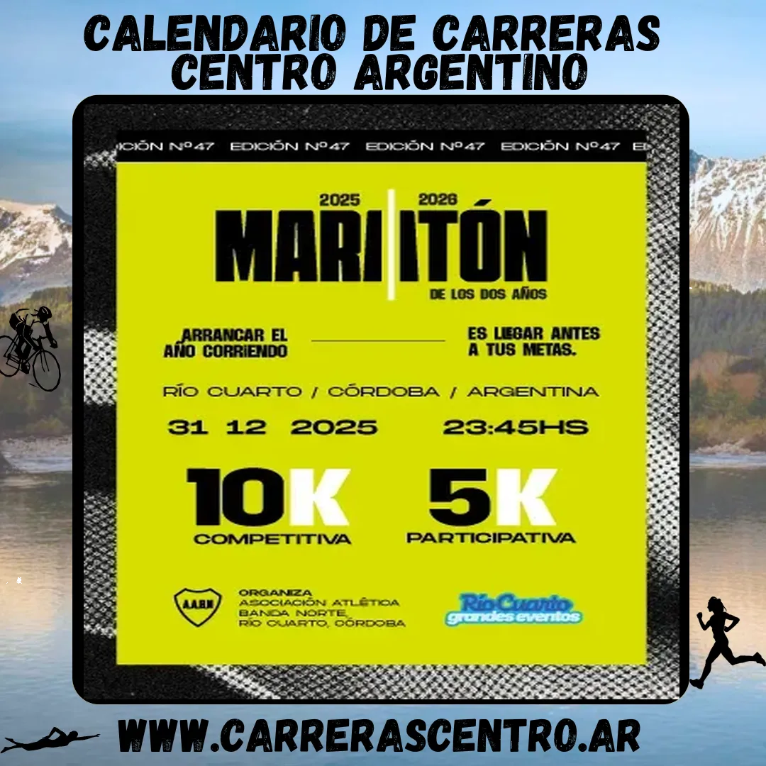 Flyer de Maratón de los Dos Años 2025-2026 2025
