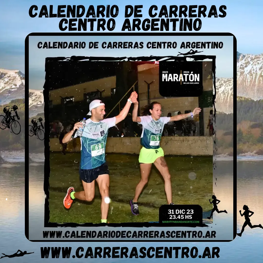 Flyer de Maratón de Los Dos Años 2023