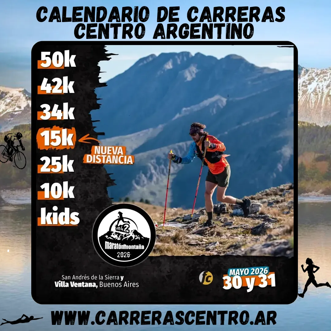 Flyer de Maratón de Montaña 2026