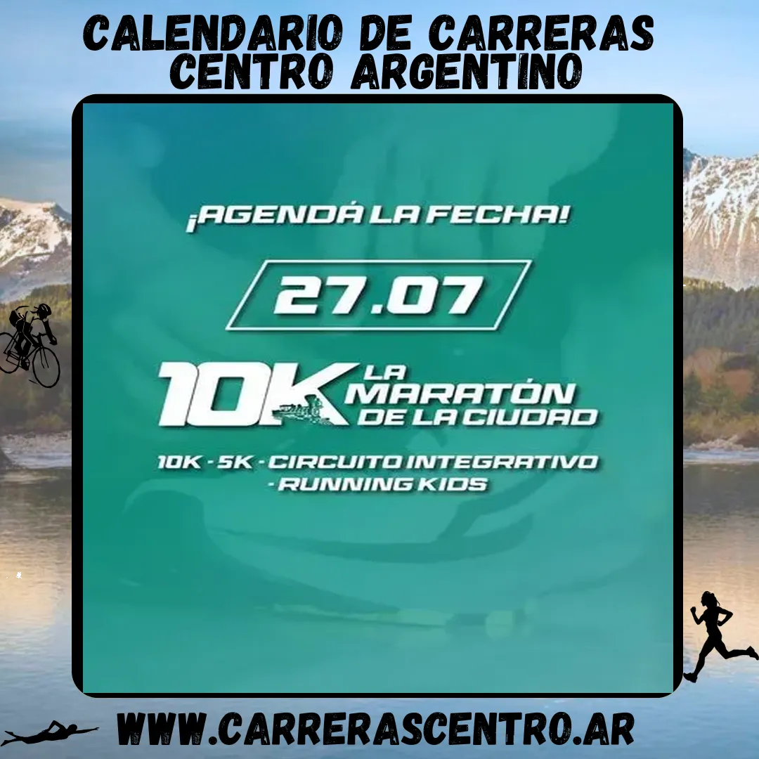 Flyer de Maratón de Pérez 2025