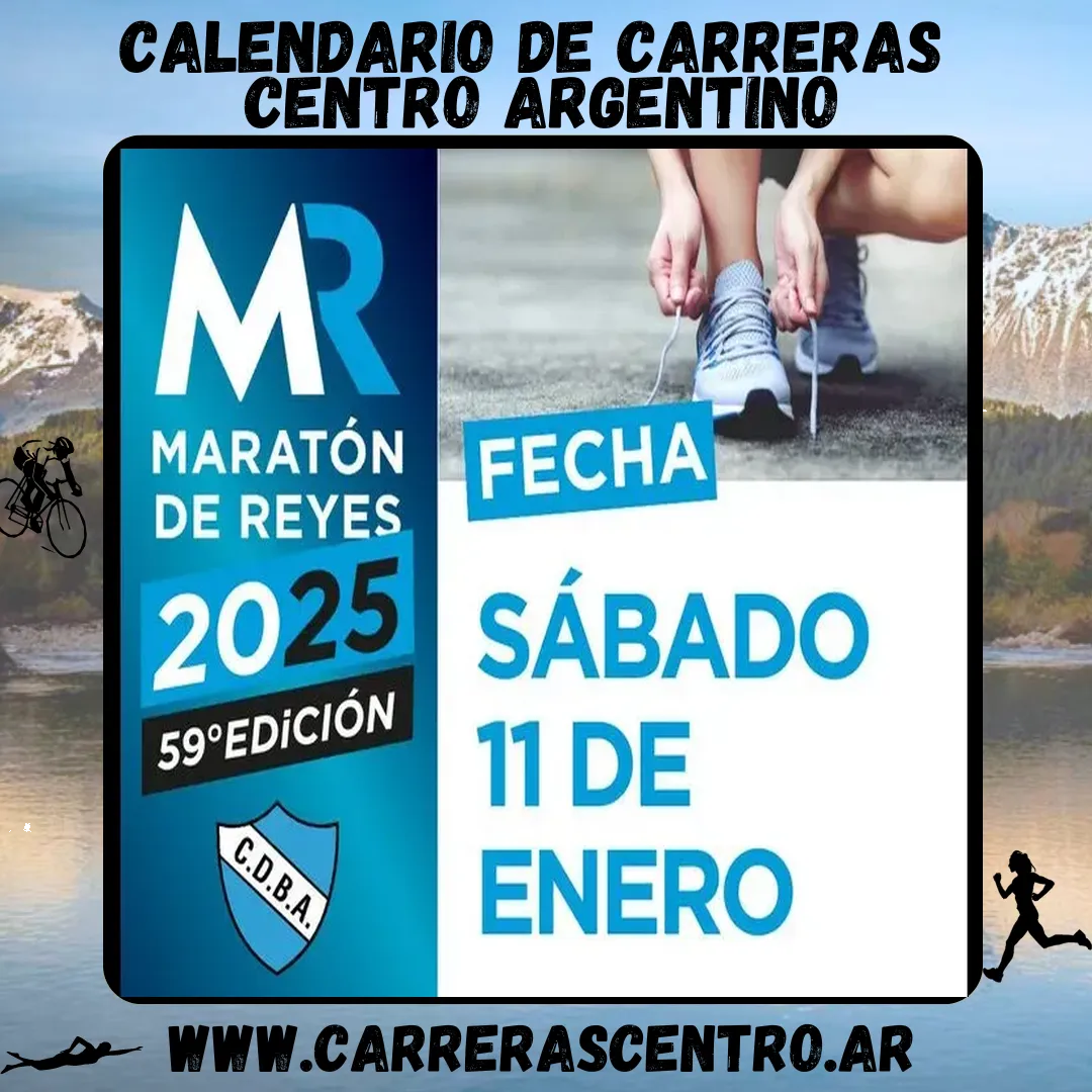 Flyer de Maratón de Reyes «Camilo Martino» 2025