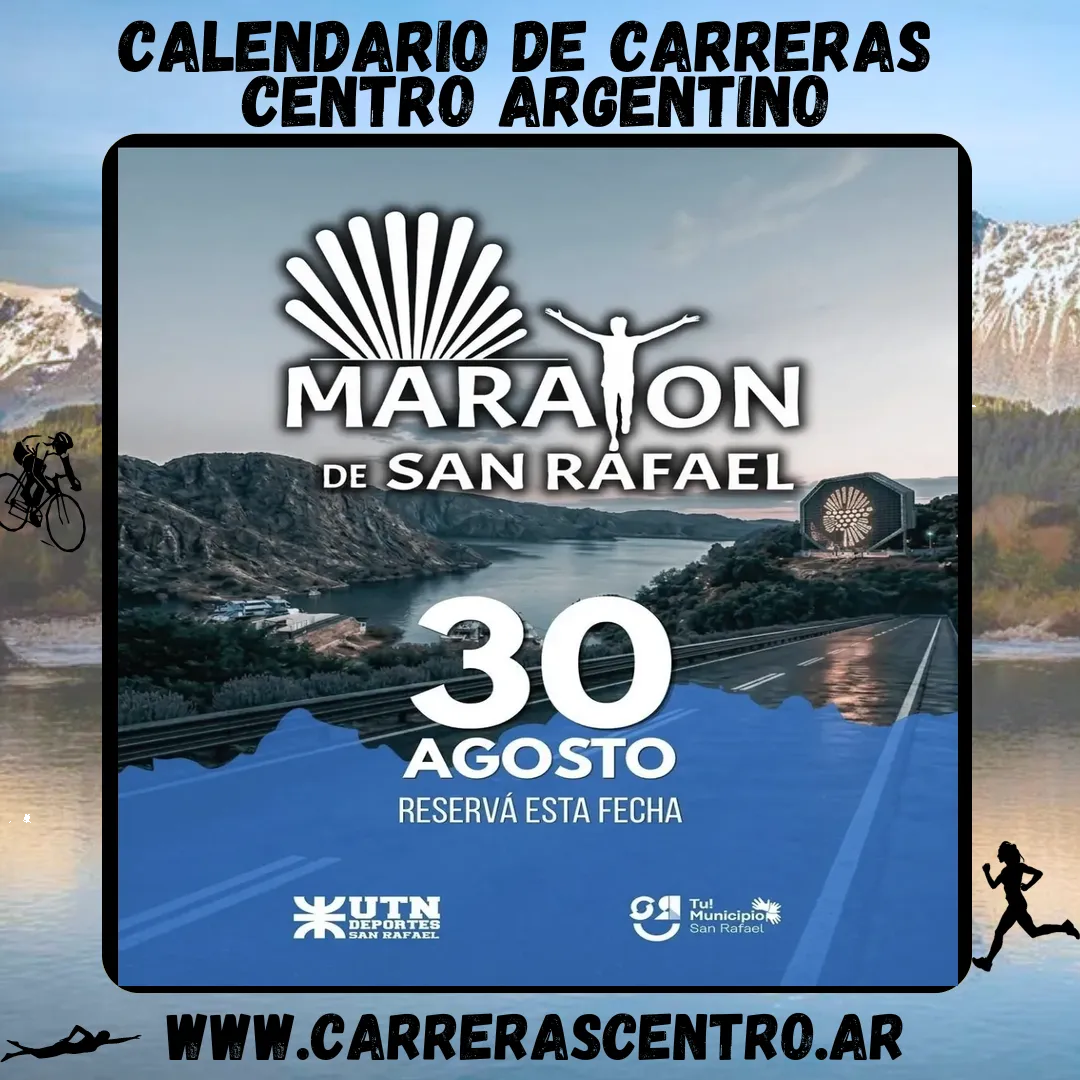 Flyer de Maratón de San Rafael 2026