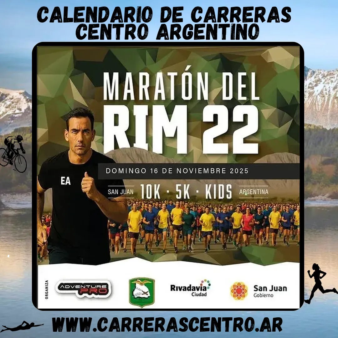 Flyer de Maratón del RIM 22 2025