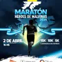 Flyer de Maratón Héroes de Malvinas Oliva 2025