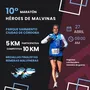 Flyer de Maratón Héroes de Malvinas 2025