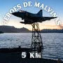 Flyer de Maratón Héroes de Malvinas 2026