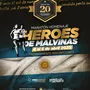 Flyer de Maratón Homenaje Héroes de Malvinas 2025