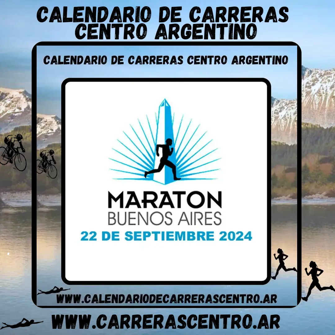 Flyer de Maratón Internacional de Buenos Aires 2024