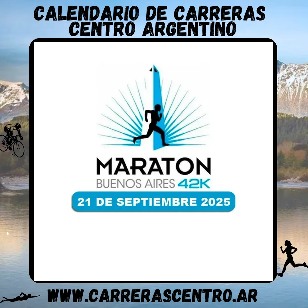 Flyer de Maratón Internacional de Buenos Aires 2025