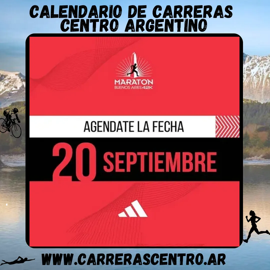 Flyer de Maratón Internacional de Buenos Aires 2026