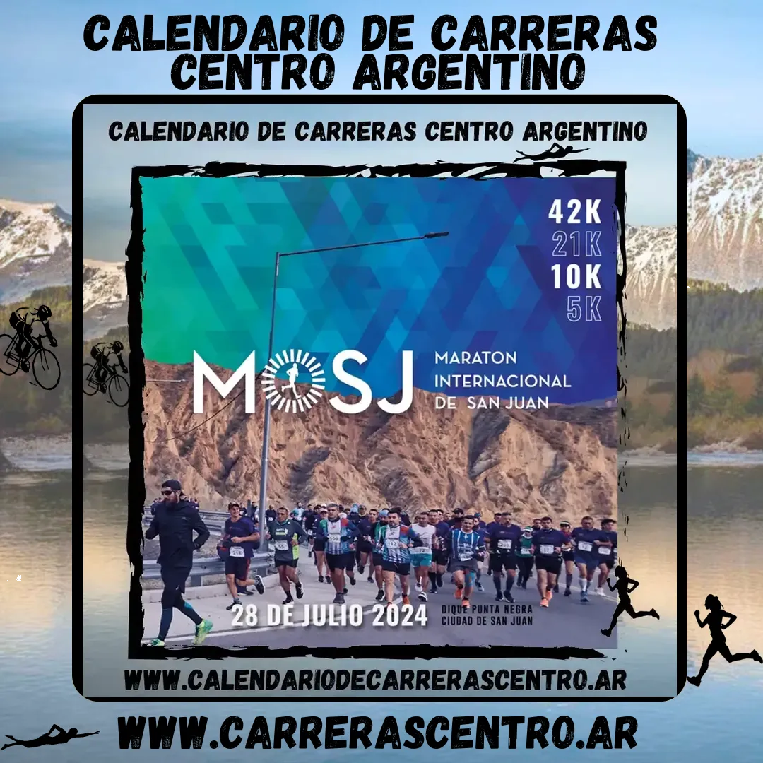 Flyer de Maratón Internacional de San Juan 2024