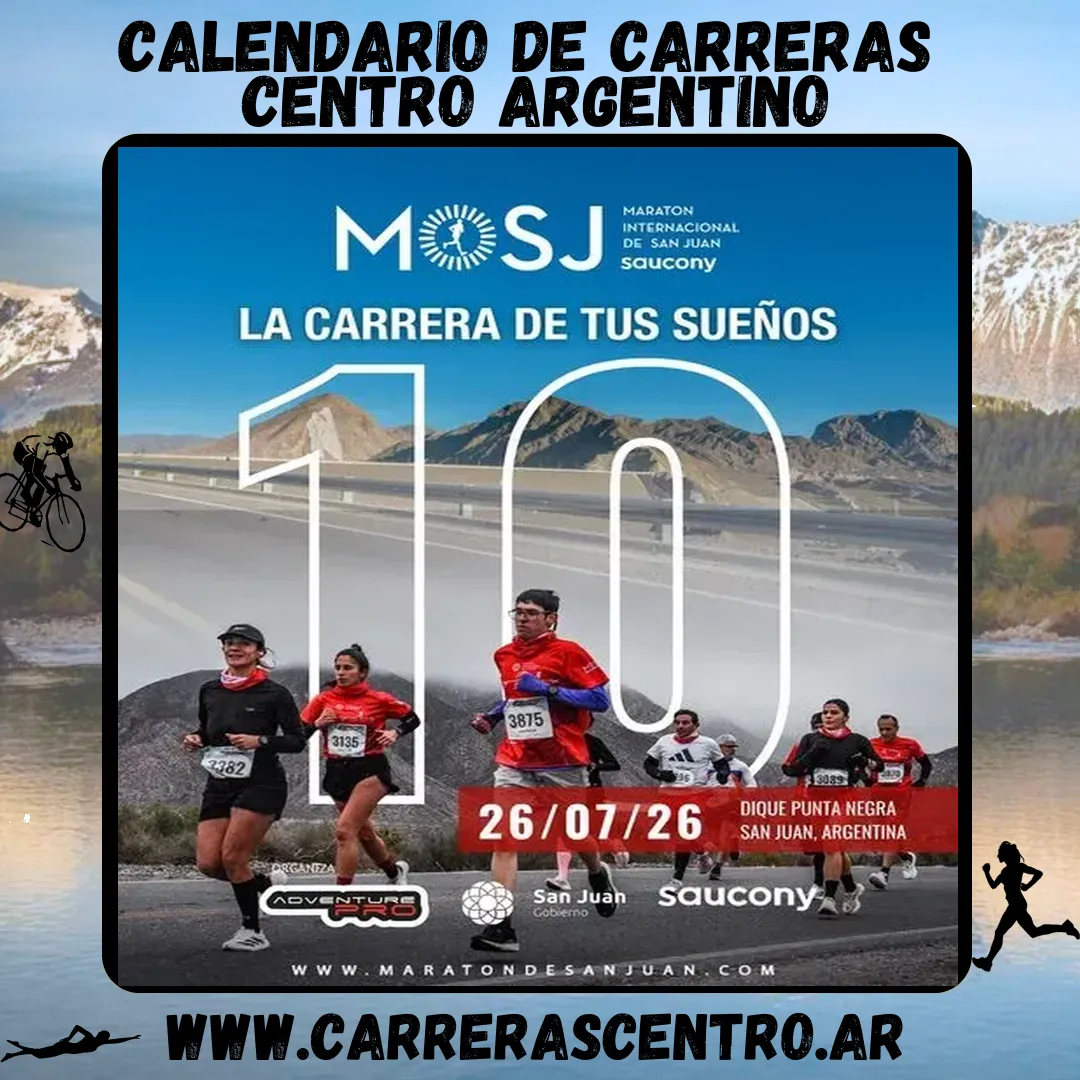 Flyer de Maratón Internacional de San Juan 2026