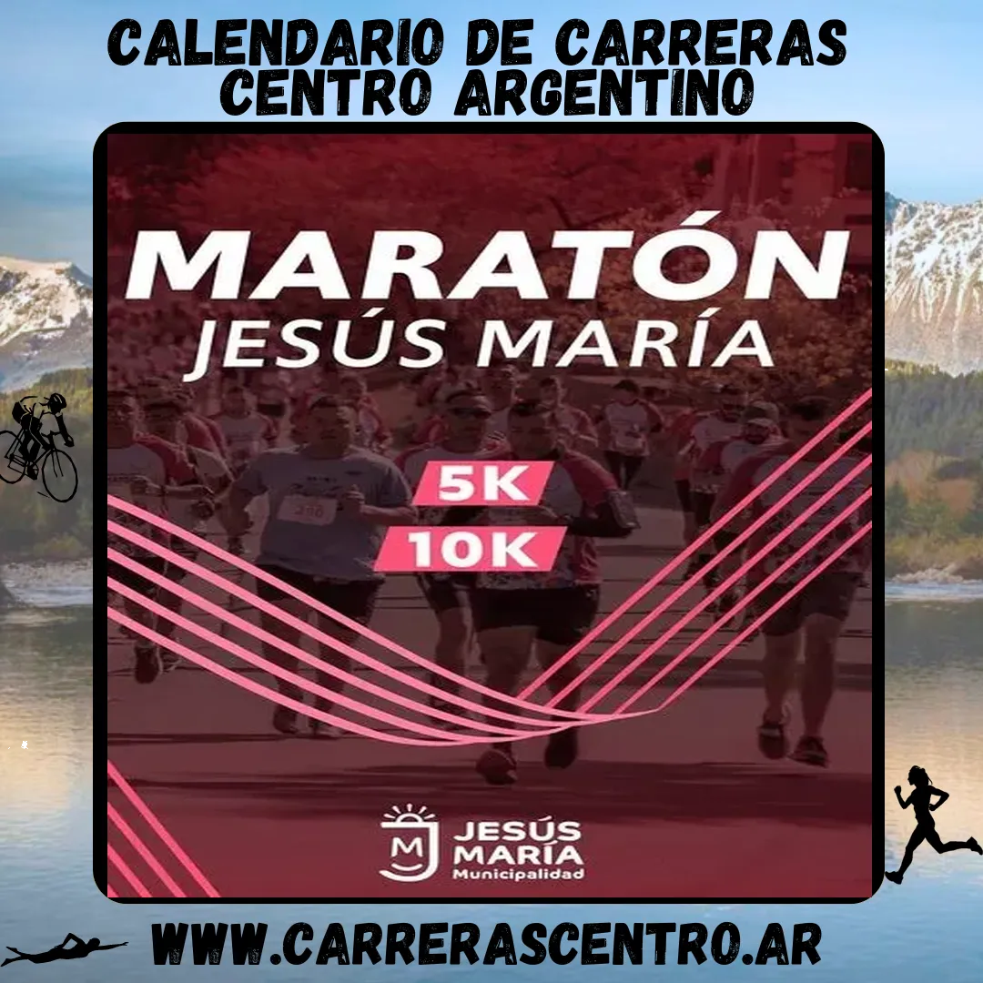 Flyer de Maratón Jesús María 2025