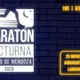 Flyer de Maratón Nocturna Ciudad de Mendoza 2025