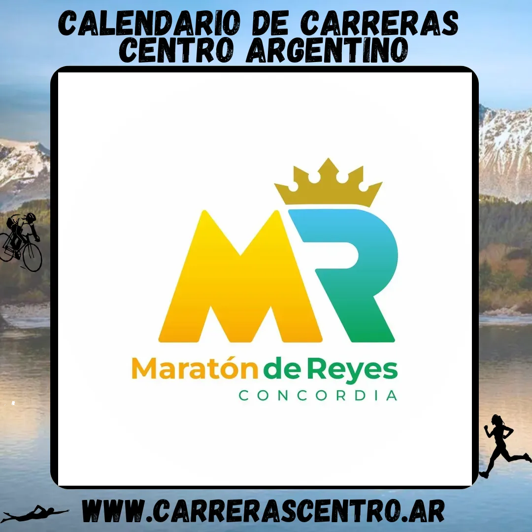 Flyer de Maratón Reyes Concordia 2025