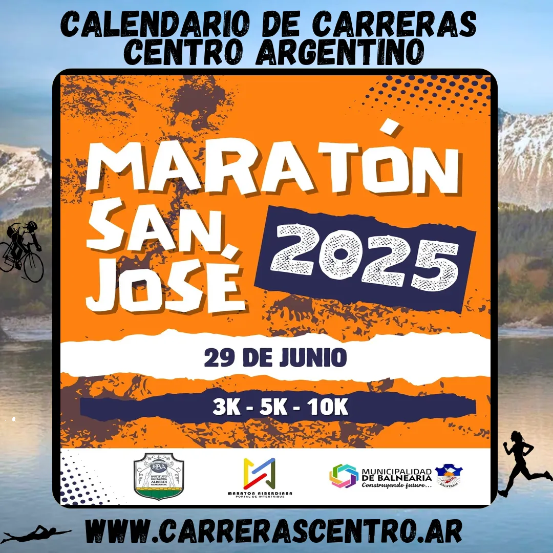 Flyer de Maratón San José 2025