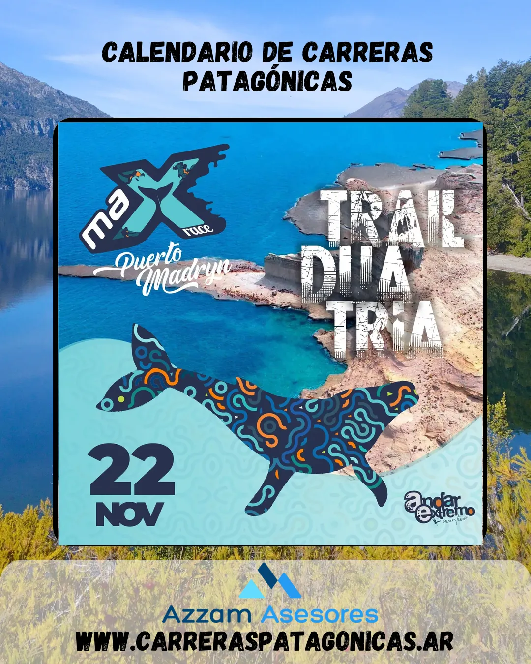 Flyer de Max Race Puerto Madryn 2025