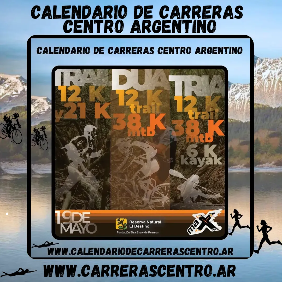 Flyer de Max Race Reserva El Destino 2024