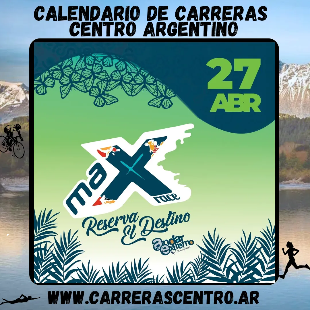 Flyer de Max Race Reserva El Destino 2025