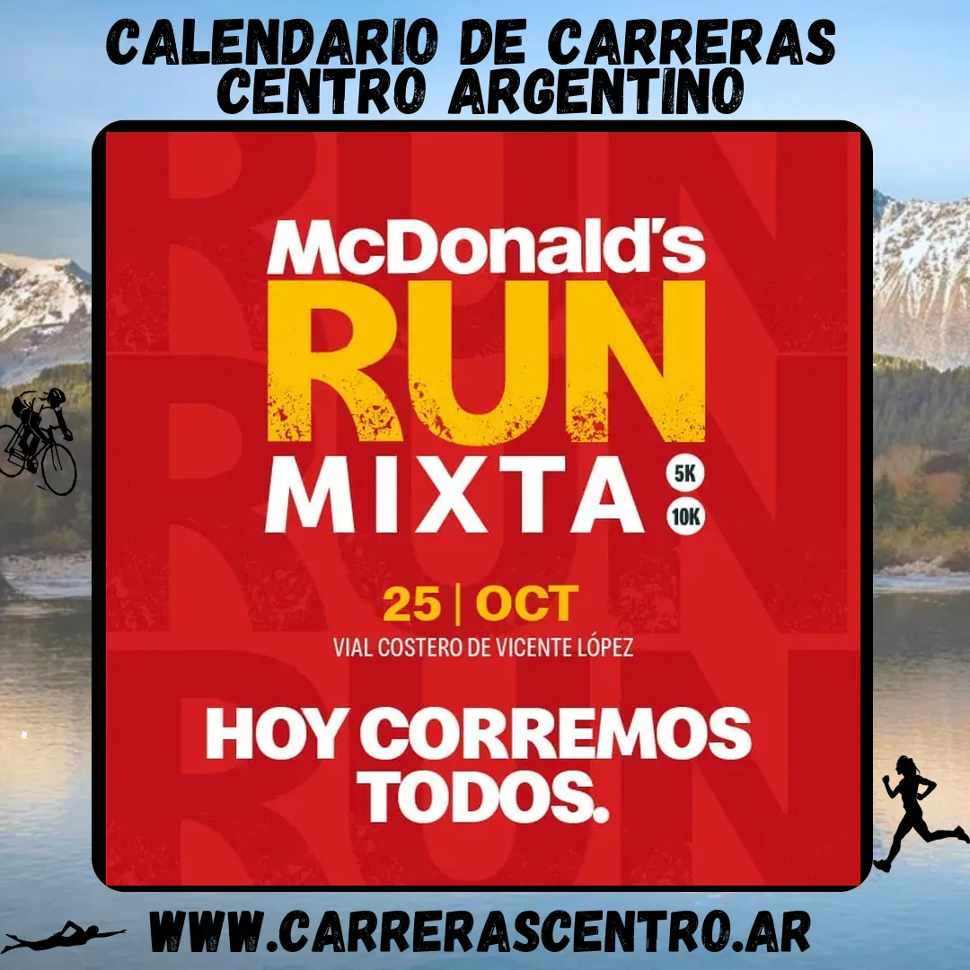 Flyer de McDonalds Run 2026