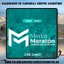 Flyer de Media Maratón Ciudad de La Plata 2024
