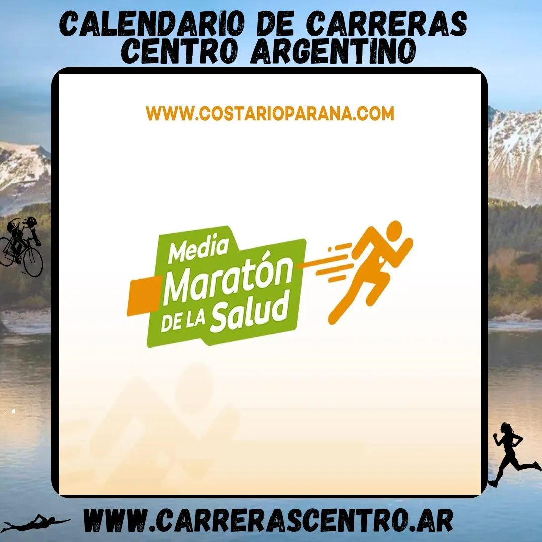 Flyer de Media Maratón de la Salud 2024