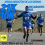 Flyer de Media Maratón de las Sierras 2025
