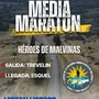 Flyer de MEDIA MARATÓN HÉROES DE MALVINAS 2025