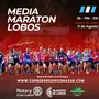 Flyer de Media Maratón Lobos 2024