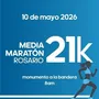 Flyer de Media Maratón Rosario 2026
