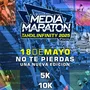 Flyer de Media Maratón Tandil Infinity 2025