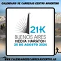 Flyer de Medio Maratón de Buenos Aires 2024