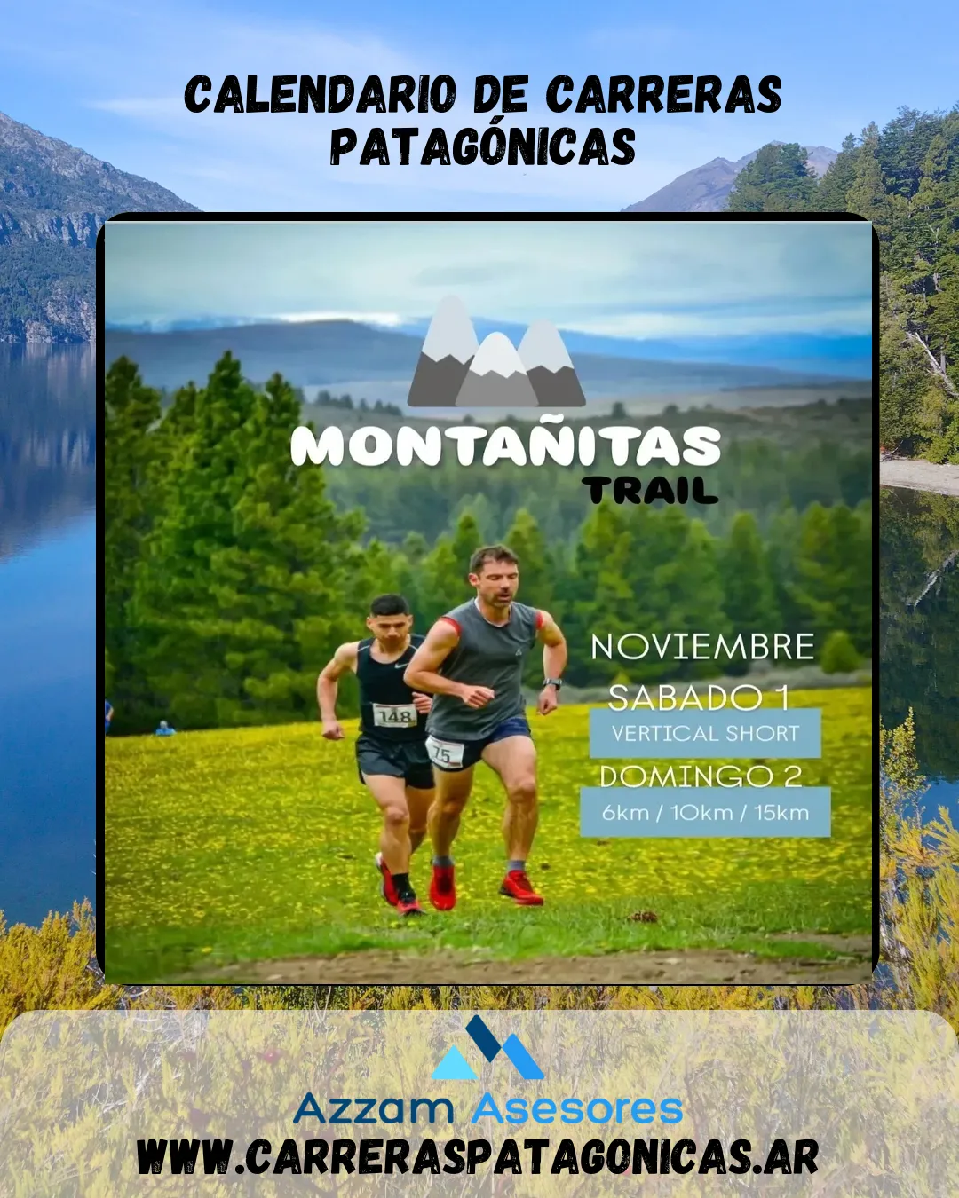 Flyer de Montañitas Trail 2025