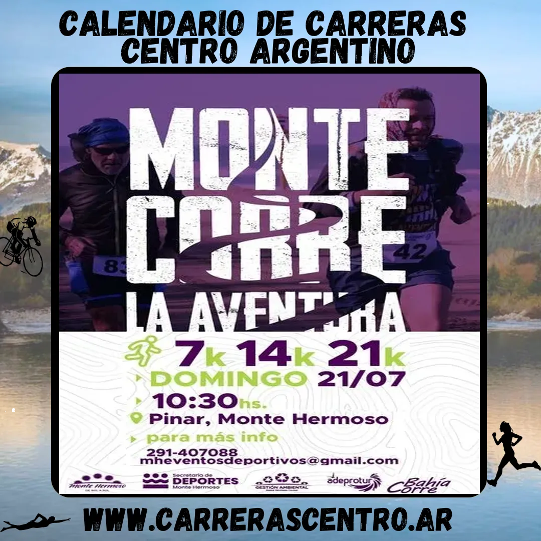 Flyer de Monte Corre «La Aventura» 2024