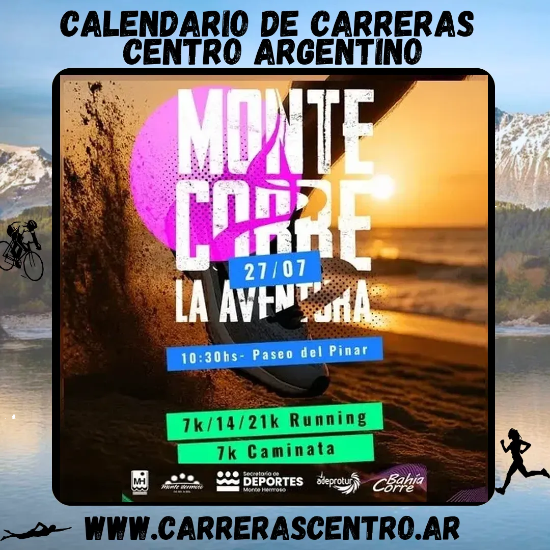 Flyer de Monte Corre «La Aventura» 2025