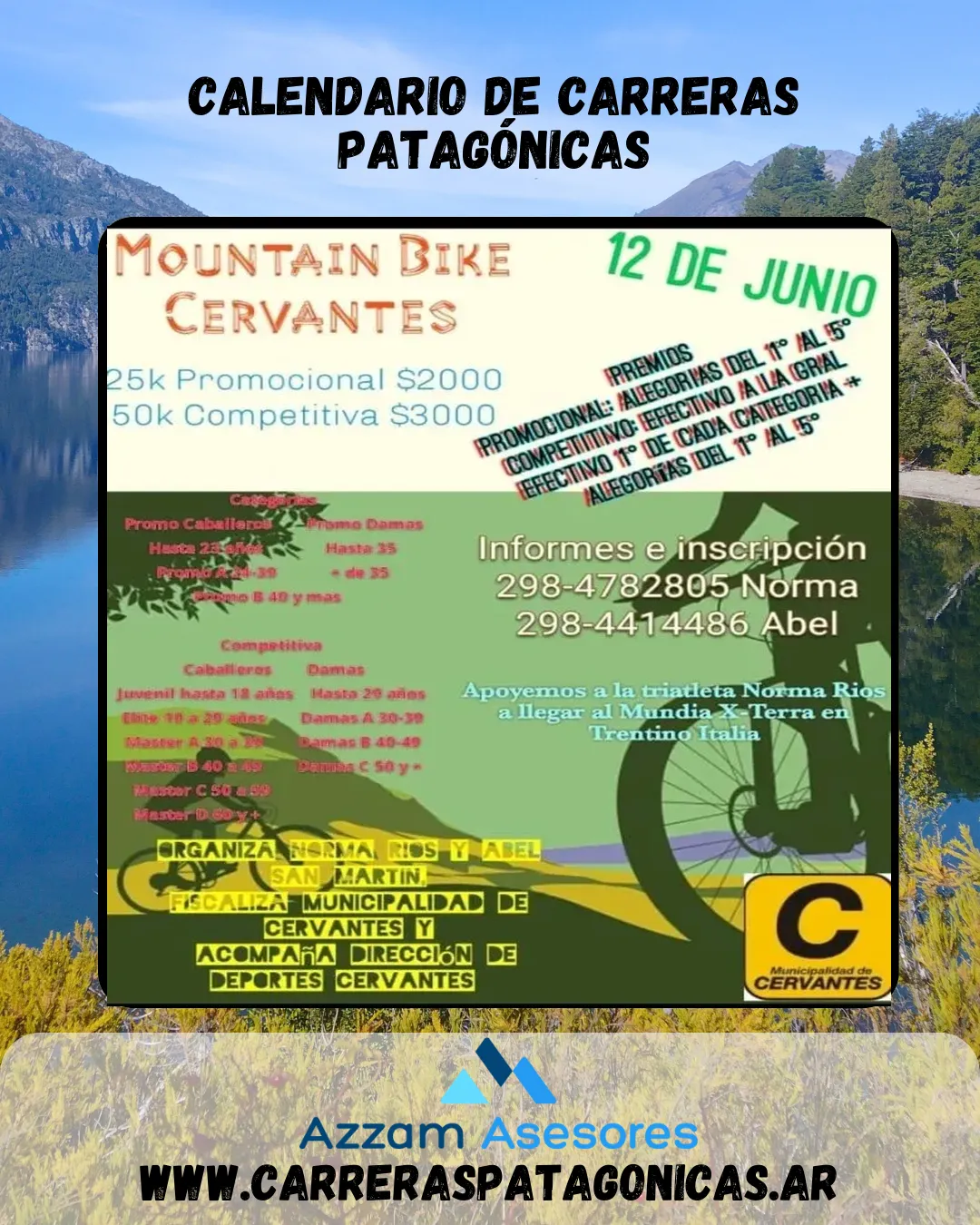 Flyer de MOUNTAIN BIKE CERVANTES 2022