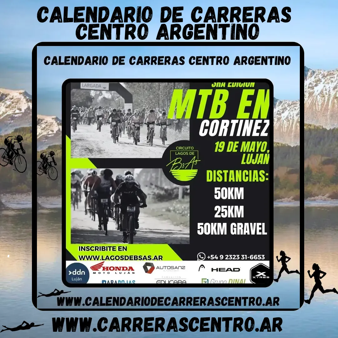 Flyer de MTB en Cortínez 2024